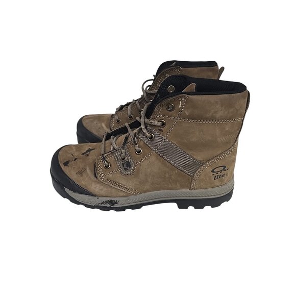 Dakota Women's Quad-Lite Aluminium Toe Steel Plate Work Boots 6016 Brown 6M - Picture 5 of 7